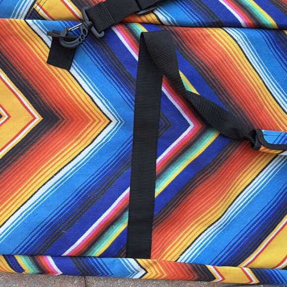 Burton 166 cm Snowboard Travel Carrying Soft Bag with Strap Bright Multicolored - Picture 9 of 16